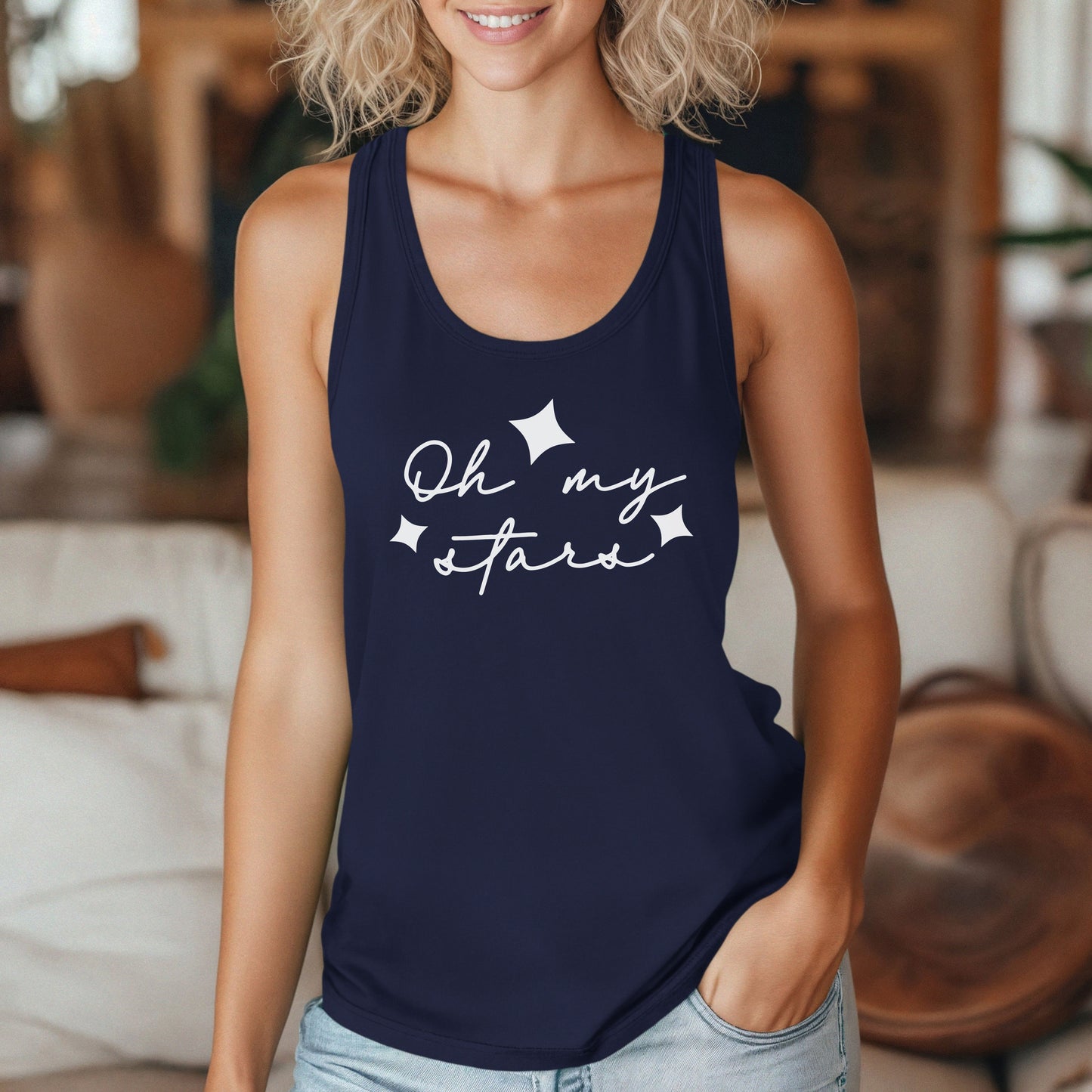 'Oh My Stars' Racerback Tank