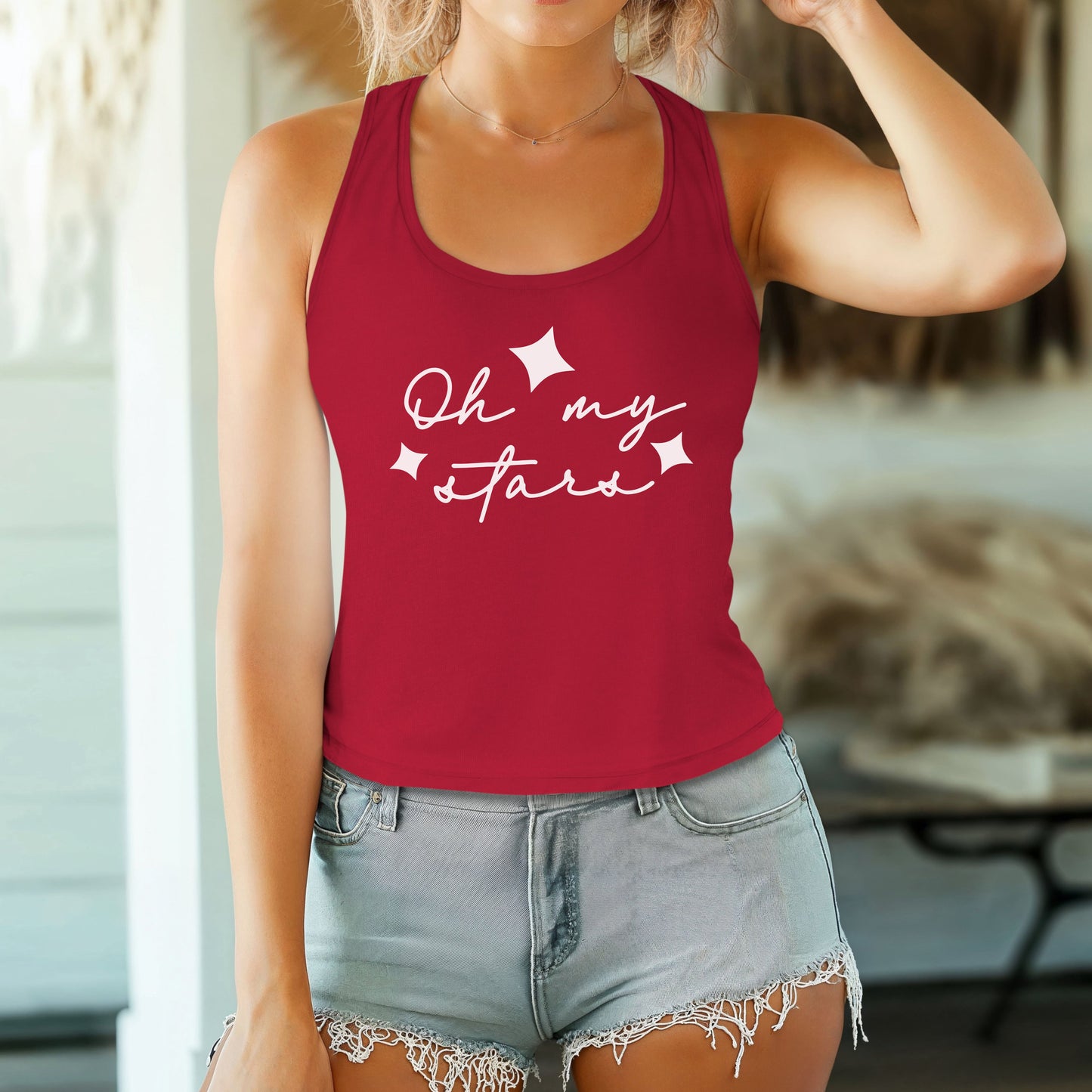 'Oh My Stars' Racerback Tank