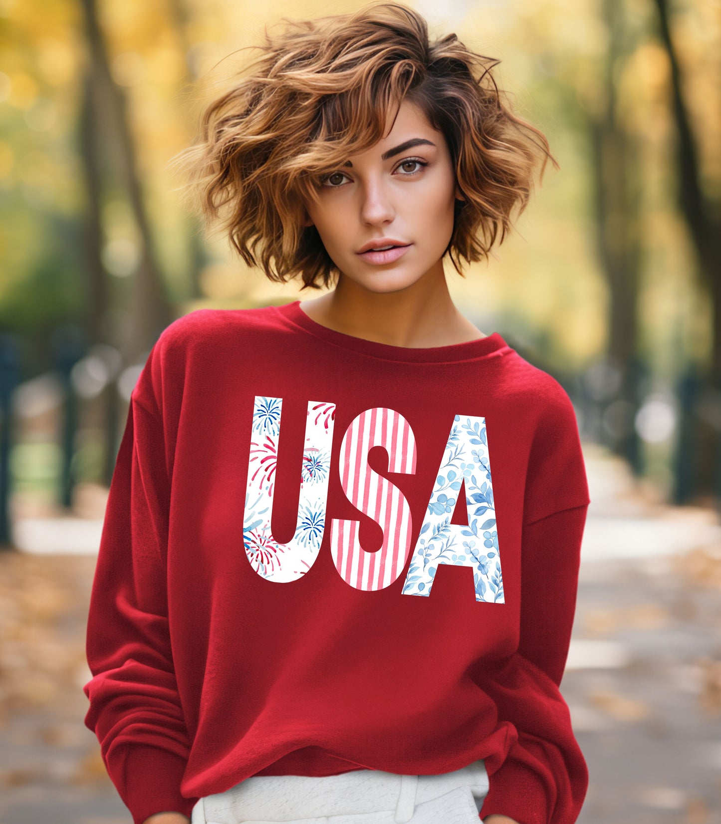 Patriotic USA Crewneck