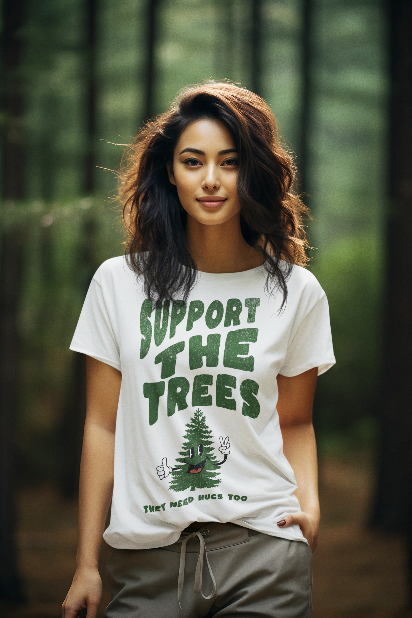 Support The Trees Short Sleeve T Shirt
