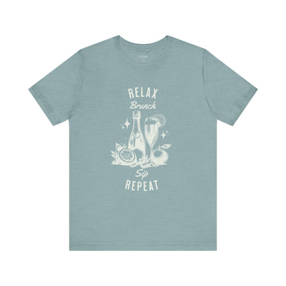 Relax Brunch Sip Repeat T Shirt