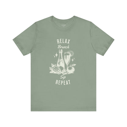 Relax Brunch Sip Repeat T Shirt