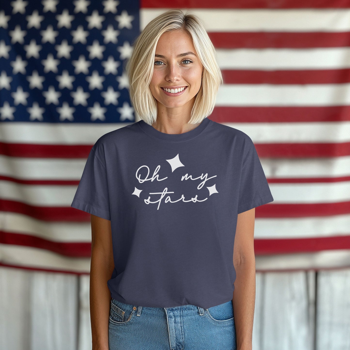'Oh My Stars' Patriotic T Shirt
