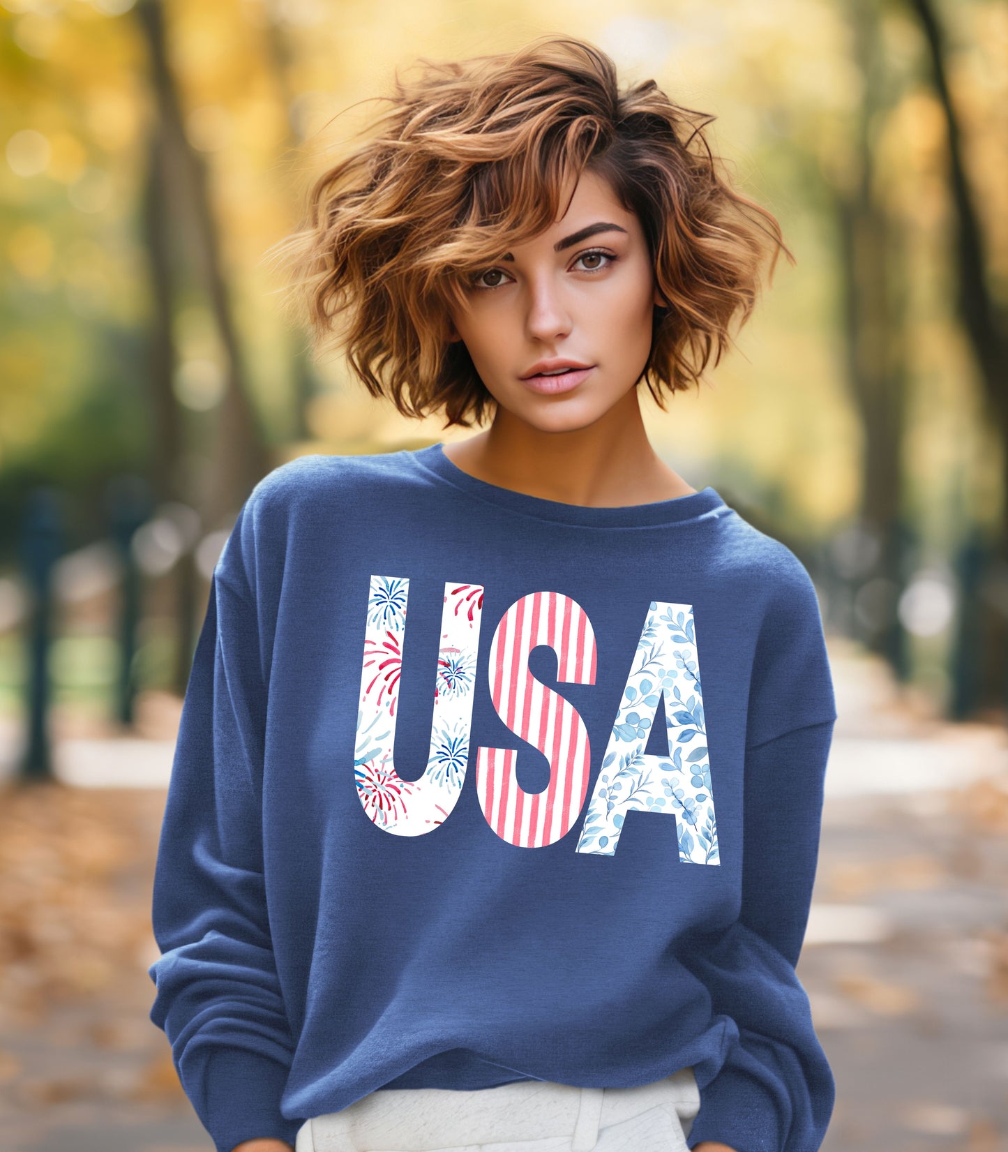 Patriotic USA Crewneck