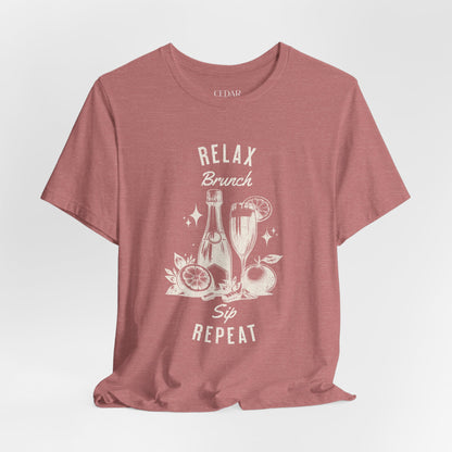 Relax Brunch Sip Repeat T Shirt