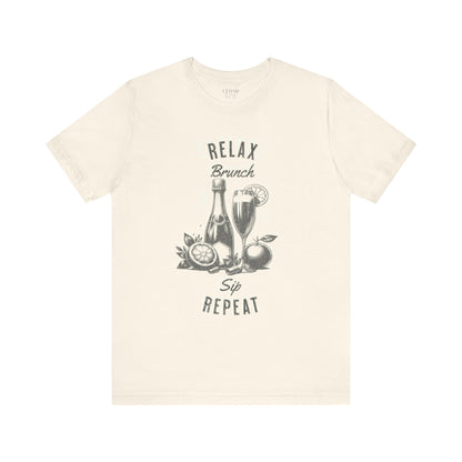 Relax Brunch Sip Repeat T Shirt