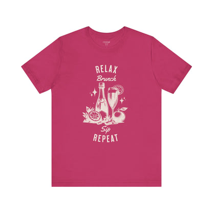 Relax Brunch Sip Repeat T Shirt