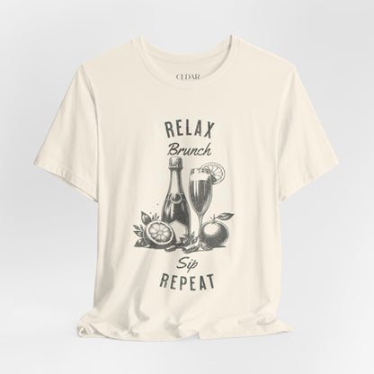 Relax Brunch Sip Repeat T Shirt